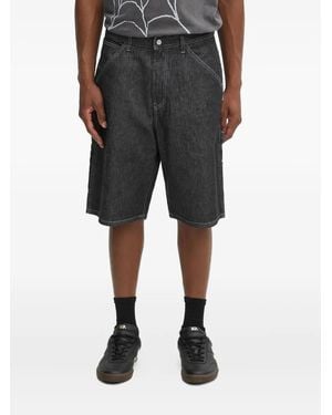 Neighborhood Klassische Jeans-Shorts - Schwarz