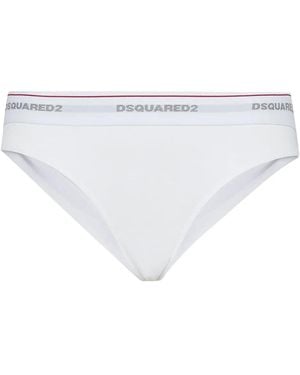 DSquared² ロゴウエスト ショーツ - ホワイト