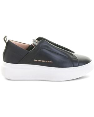 Alexander Smith 40mm Wembley Slip-on Platform Sneakers - Blue