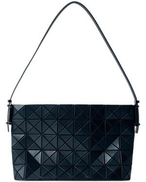 Issey Miyake Geometric Panel Shoulder Bag - Blue
