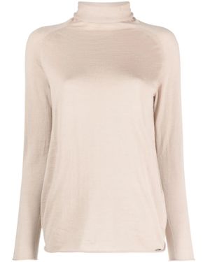 Kiton Fine-Knit Cashmere-Blend Jumper - Natural