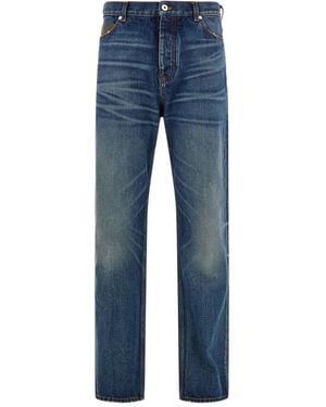 Ferragamo Five-Pocket Jeans - Blue