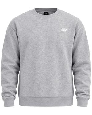 New Balance Sport Essentials Fleece Crew Sweatshirt - Grey