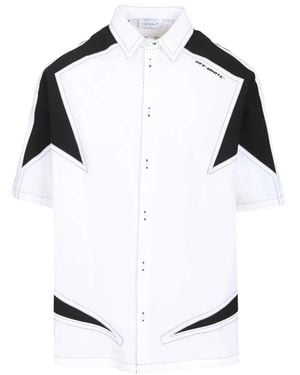 Off-White c/o Virgil Abloh Logo-Print Shirt - White