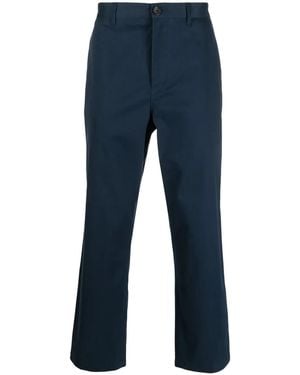 Paul Smith Slim-Fit Cotton-Blend Chinos - Blue