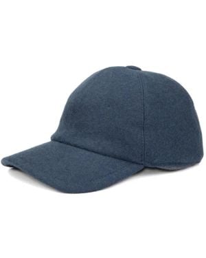 Fedeli Baseballkappe Aus Kaschmir - Blau