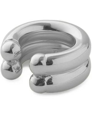 Eliou Double Regina Round-Edge Ear Cuff - Gray