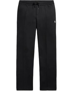 Polo Ralph Lauren Logo-Embroidered Track Trousers - Black