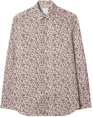 Paul Smith Scattered Daisy-Print Shirt - Pink