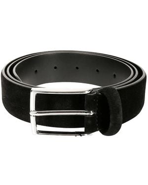 Anderson's Gürtel Aus Wildleder - Schwarz