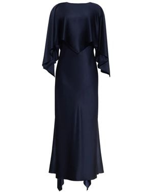 Adam Lippes Larys midi dress - Blau