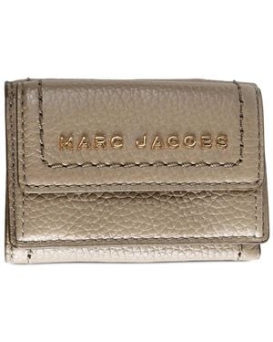 Marc Jacobs Mini Groove Slg Trifold Wallet - Grey