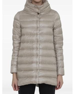 Herno Amelia Quilted Puffer Jacket - Gray