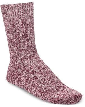 Birkenstock Calcetines de canalé - Morado