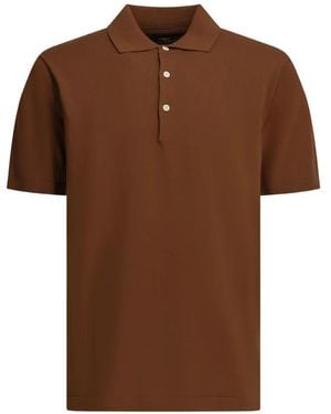 Beams Plus Polo De Manga Corta - Marrón
