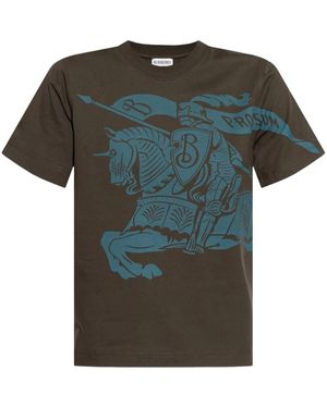 Burberry Equestrian Knight Tシャツ - グリーン