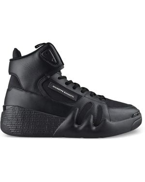 Giuseppe Zanotti Logo-Patch Sneakers - Black