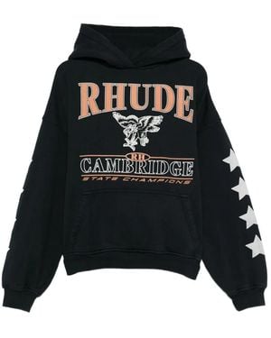 RHUDE Cadre ロゴ プリント コットン パーカー 人気 メンズ Rhude パーカー | オンラインセールは最大53%オフ | Lyst