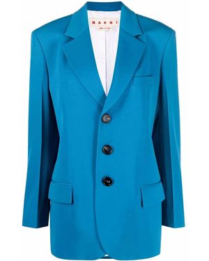 Marni Blazer Monopetto - Blu