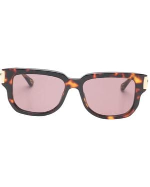 Chloé Tortoiseshell-Frame Sunglasses - Pink