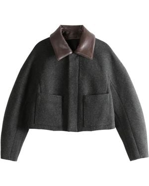 AURALEE Pocket Collared Jacket - ブラック