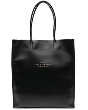 Smythson Pavilion Kingly Tote Bag - Black
