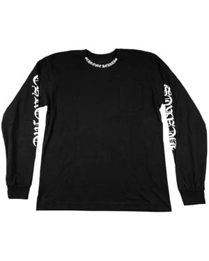Chrome Hearts Logo-Details Long-Sleeve T-Shirt - Black