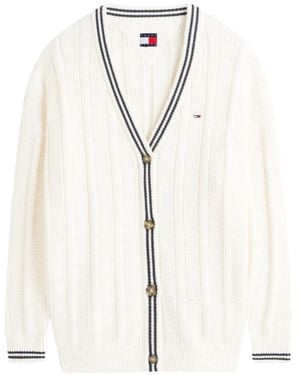 Tommy Hilfiger パターン カーディガン - ホワイト