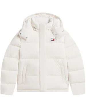 Tommy Hilfiger Alaska Hooded Puffer Jacket - White