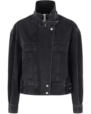 Isabel Marant Faded Zip Jacket - Black