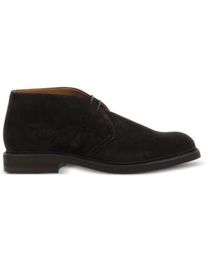 Berwick Shoes Botas Desierto De Ante - Negro