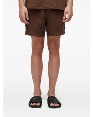 Osklen Side-Pocket Bermuda Shorts - Brown