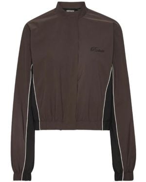 ROTATE BIRGER CHRISTENSEN Veste À Détail Logo - Brown