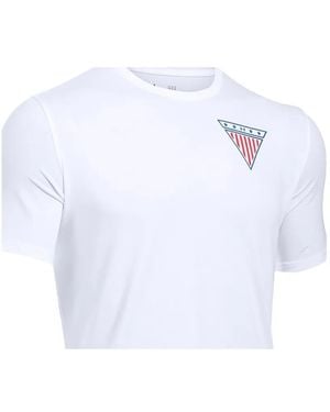 Under Armour Crew-Neck T-Shirt - White