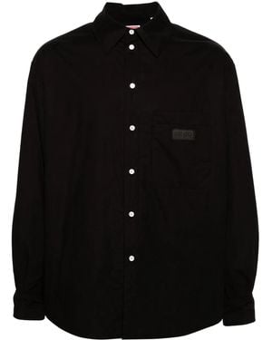 KENZO パデッドシャツジャケット - ブラック