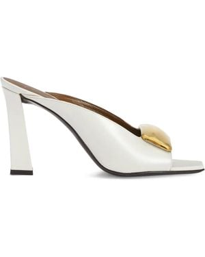 Giuseppe Zanotti 90Mm Mya Stone Sandals - White