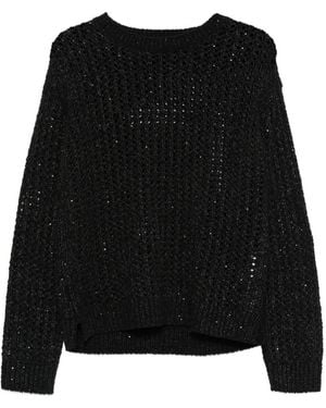 Betty Barclay Sequin-Embellishment Jumper - Black