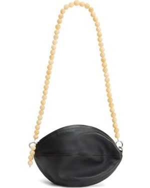 Lemaire Bolso de hombro con diseño de balón - Negro