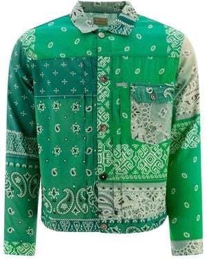 Kapital Paisley Print Shirt - Green