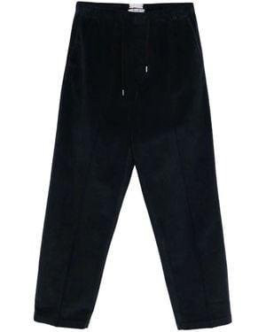 Cellar Door Drawstring Corduroy Trousers - Black