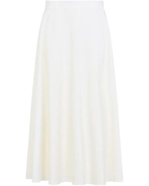 Ralph Lauren Falda Larga Kenzi Acampanada - Blanco