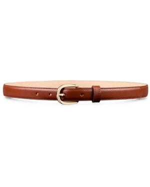A.P.C. Rosette Leather Belt - White