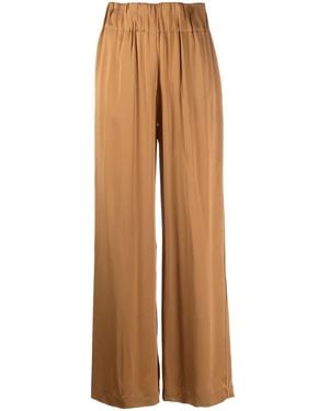 Aspesi ハイウエスト ワイドパンツ - ブラウン