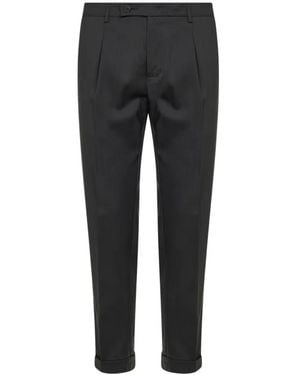 D4.0 Pantalon À Plis - Black