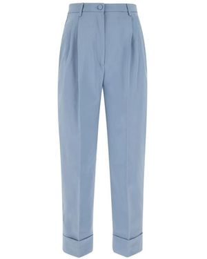 Hebe Studio Pantalones ajustados - Azul