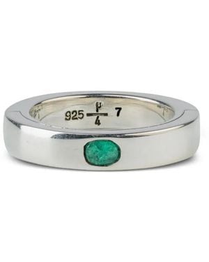 Parts Of 4 Sterling Sistema Emerald Ring - Metallic
