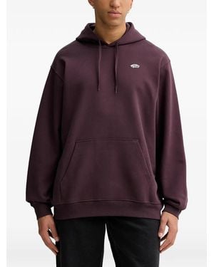 Vans Logo-Print Cotton Hoodie - Purple
