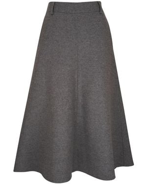 Brunello Cucinelli Elegant Fall-Winter Mini Skirt - Grey
