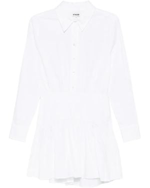 STAUD Rocco Mini Dress - White