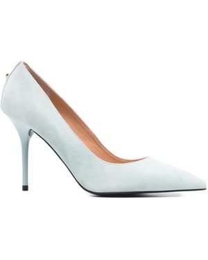 Escarpins LOVE MOSCHINO Violets à Plateforme Compensée - Taille 40 Daim - Occasion Excellent état (valeur 220€)